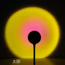 نور ثابت ال ای دی مدل Sunsety Lamp RGB