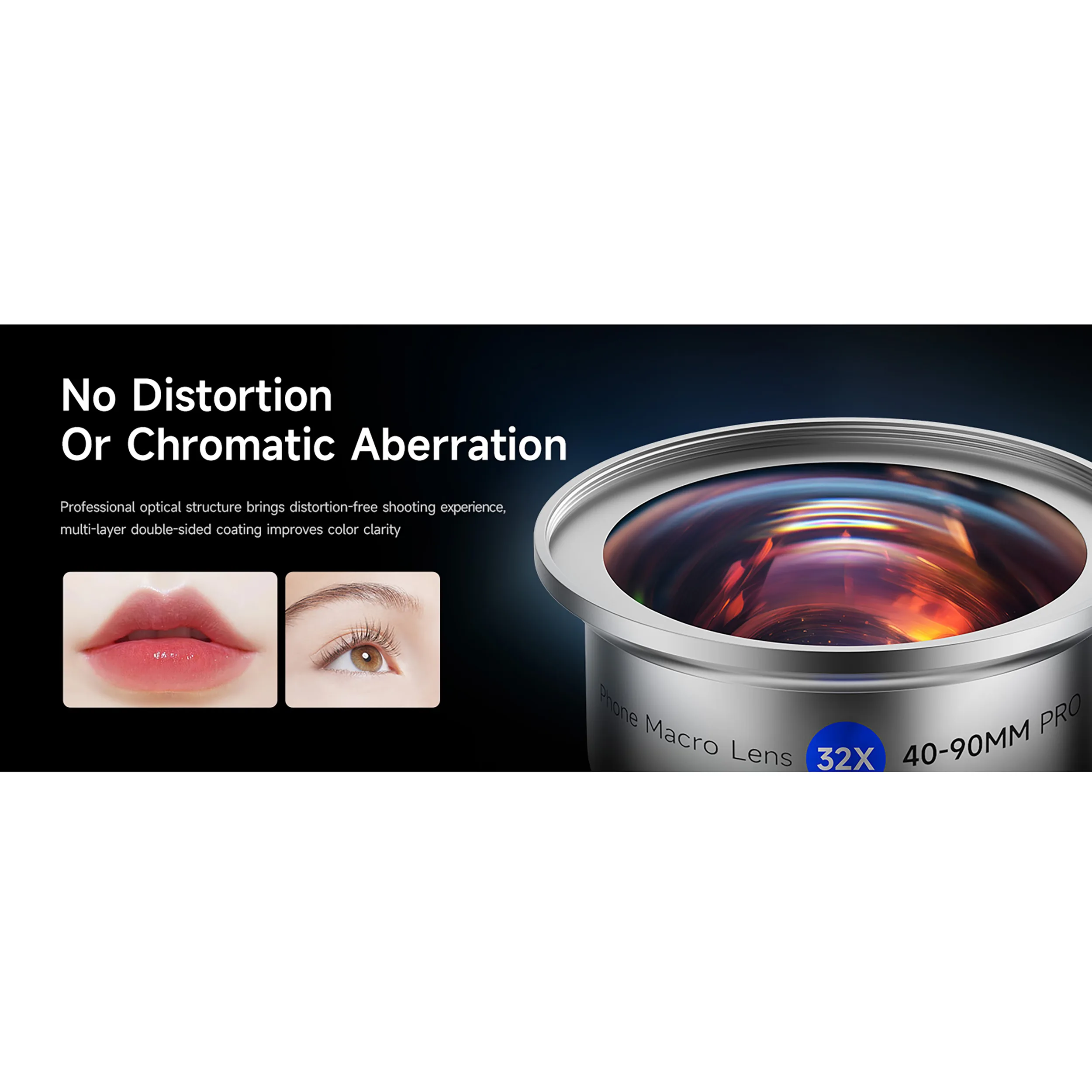 لنز دوربین مارتویسن مدل MASTER-GRADE PHONE MACRO LENZ 32X (40-90MM PRO) مخصوص دوربین شرکت  سامسونگ، پاناسونیک، فوجی فیلم، نیکون، کانن، سونی، دی‌جی‌آی، اینستا360