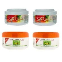 کرم مرطوب کننده عطرآگین مدل نارگیل و بادام حجم 200 میلی لیتر مجموعه 4 عددی