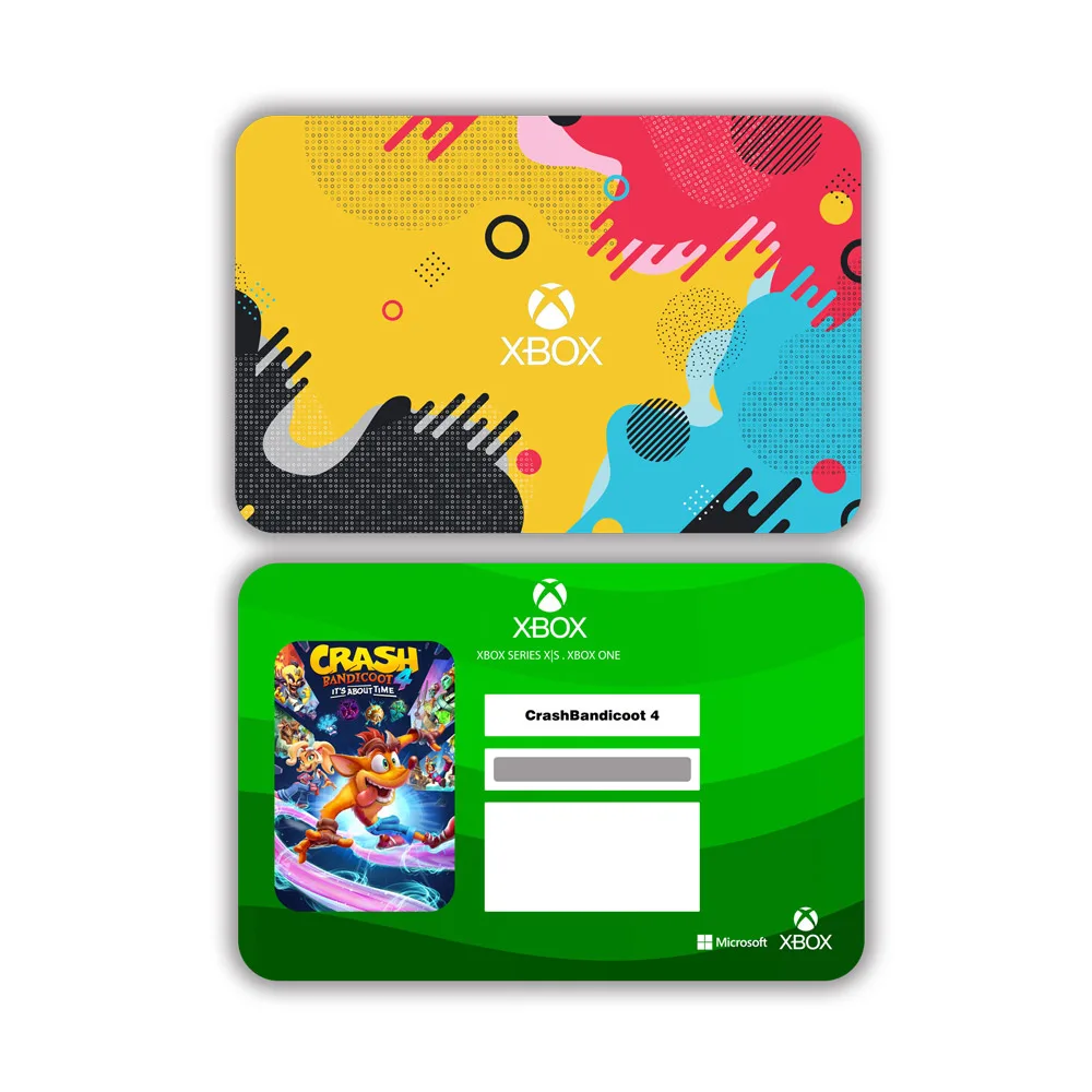 گیفت کارت بدون اعتبار اولیه ایکس باکس مدل CB4