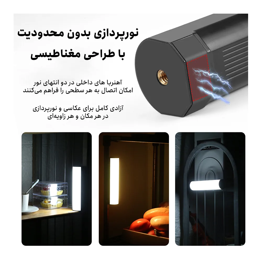 نور ثابت ال ای دی پلوز مدل RGB Light PU4138