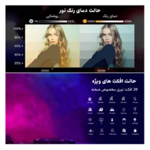 نور ثابت ال ای دی پلوز مدل RGB Light PU4138