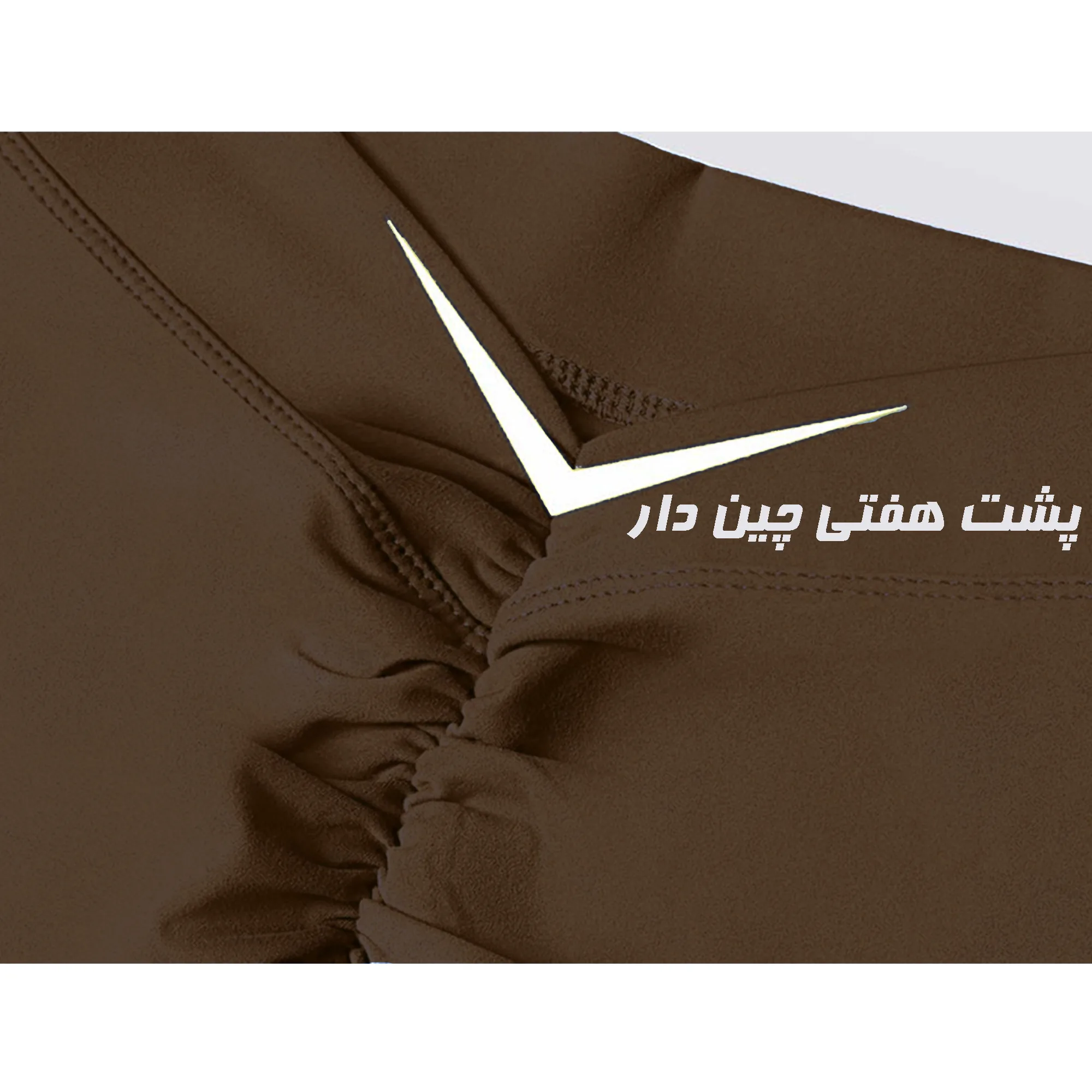 شلوارک ورزشی زنانه مدل فلامینگو پشت هفتی چین دار کد 713