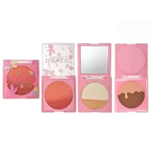 پالت آرایش صورت کوین اند کوکو مدل کهکشانی ۳ طبقه ای شماره 02