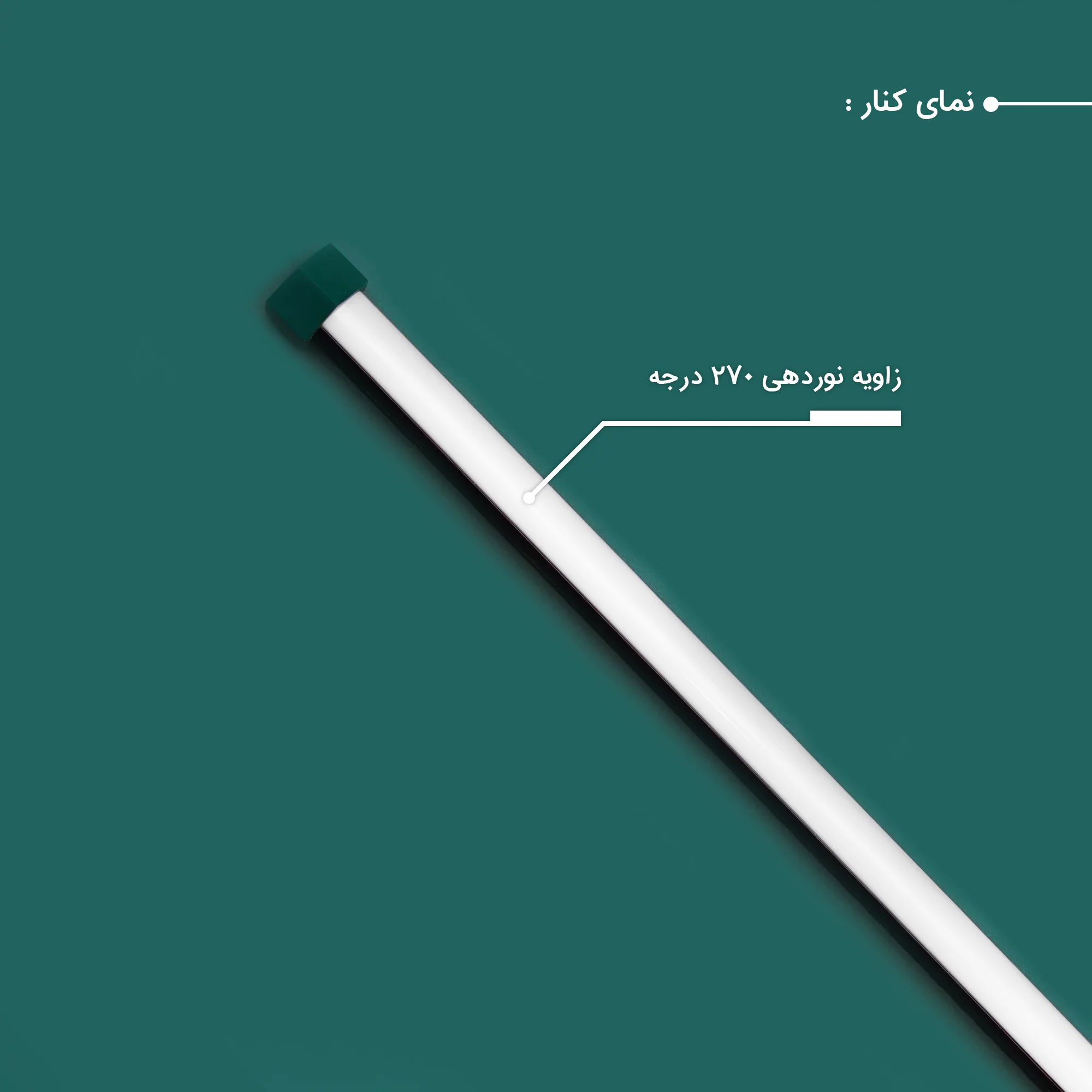 باتوم لایت سبز چیکولایت مدل M100 Green-D X2 بسته 2 عددی
