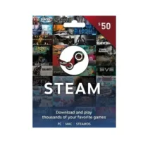 گیفت کارت 50 دلاری استیم مدل 50ste