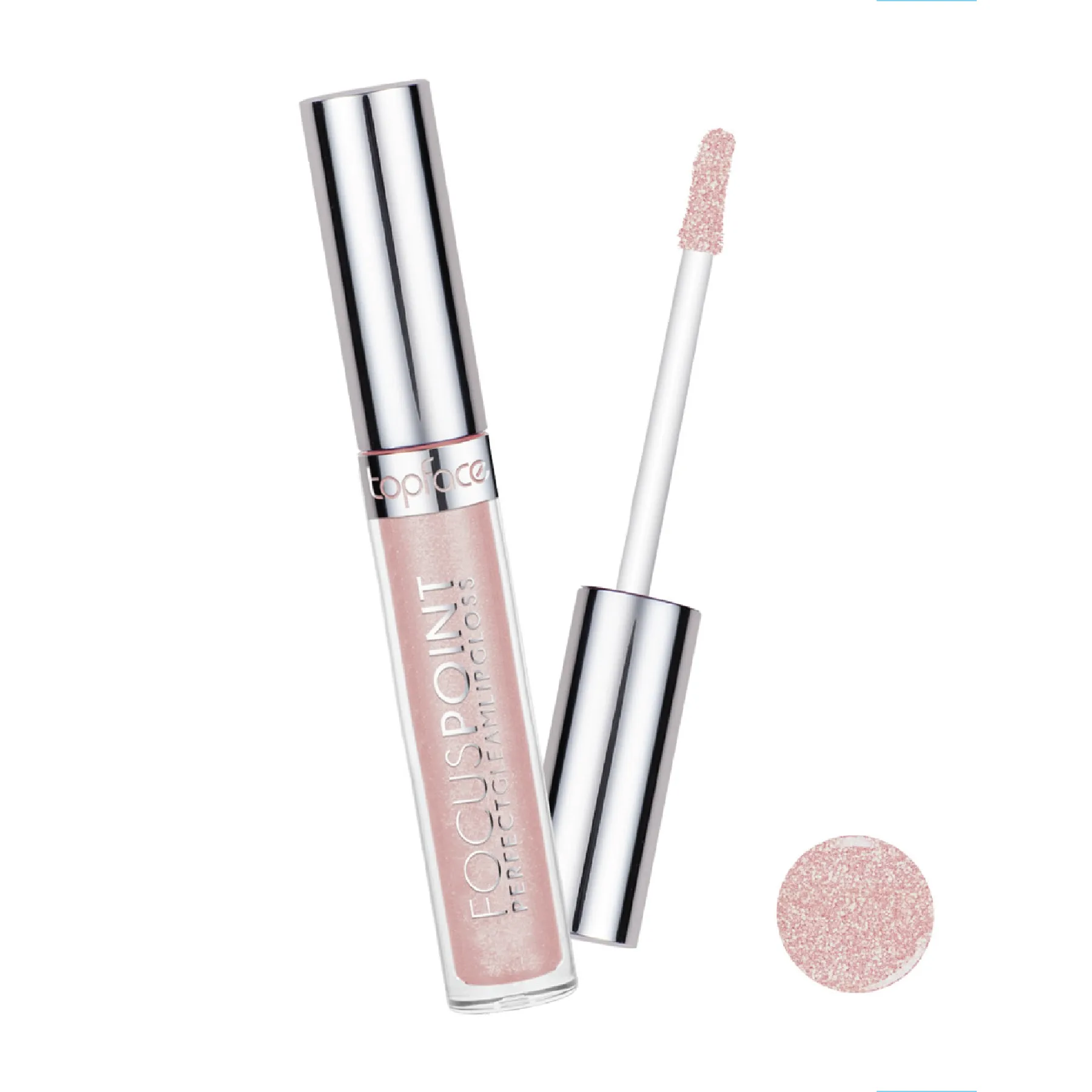 رژ لب مایع تاپ فیس مدل Perfect Gleam Lip Gloss سری Focus Point شماره 109