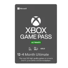 گیفت کارت 12+4 ماهه ایکس باکس التیمیت گیم پس مدل UGP16