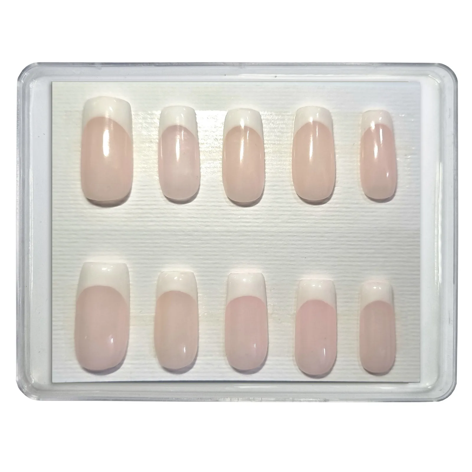 ناخن مصنوعی مدل فرنچ کد 17مجموعه 2 عددی
