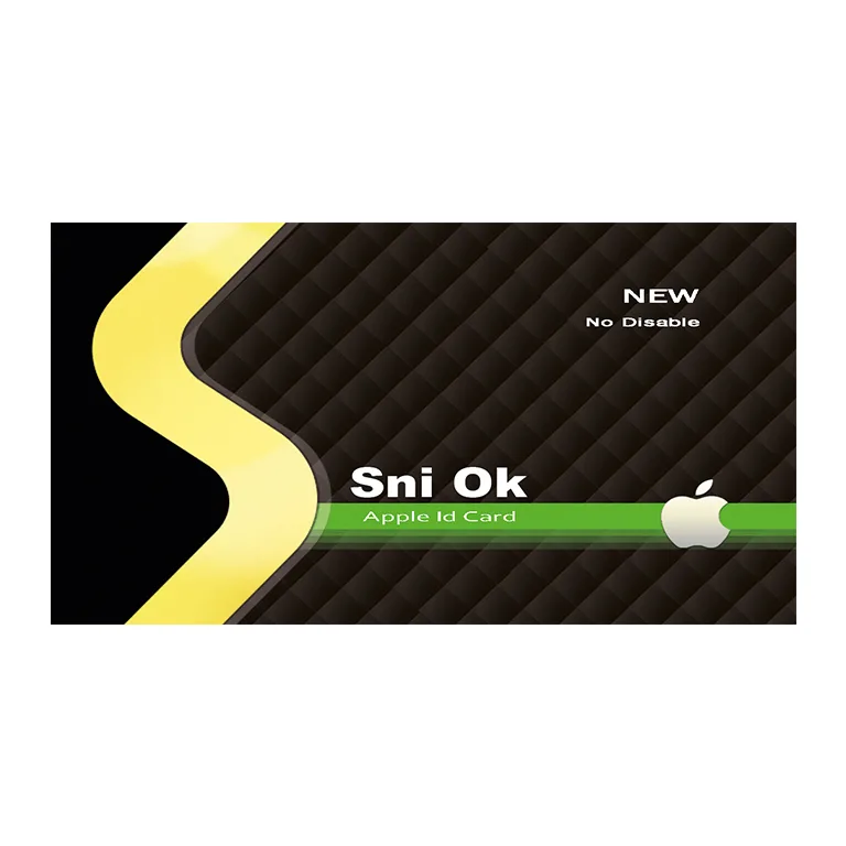 کارت اپل آیدی بدون اعتبار اولیه مدل Sniok بسته 10 عددی