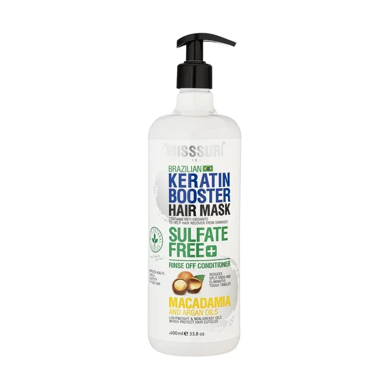 ماسک مو میسوری مدل KERATIN BOOSTER حجم 400 میلی لیتر