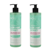 ماسک مو بیول مدل ALOE VERA حجم 500 میلی لیتر بسته 2 عددی