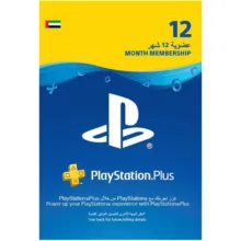 گیفت کارت 12 ماهه پلی استیشن پلاس امارات مدل PSPUAE12