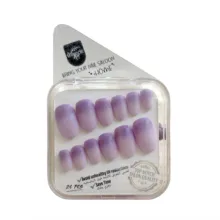 ناخن مصنوعی دست میراکل آرت مدل گرد کد R2400109 بسته 24 عددی