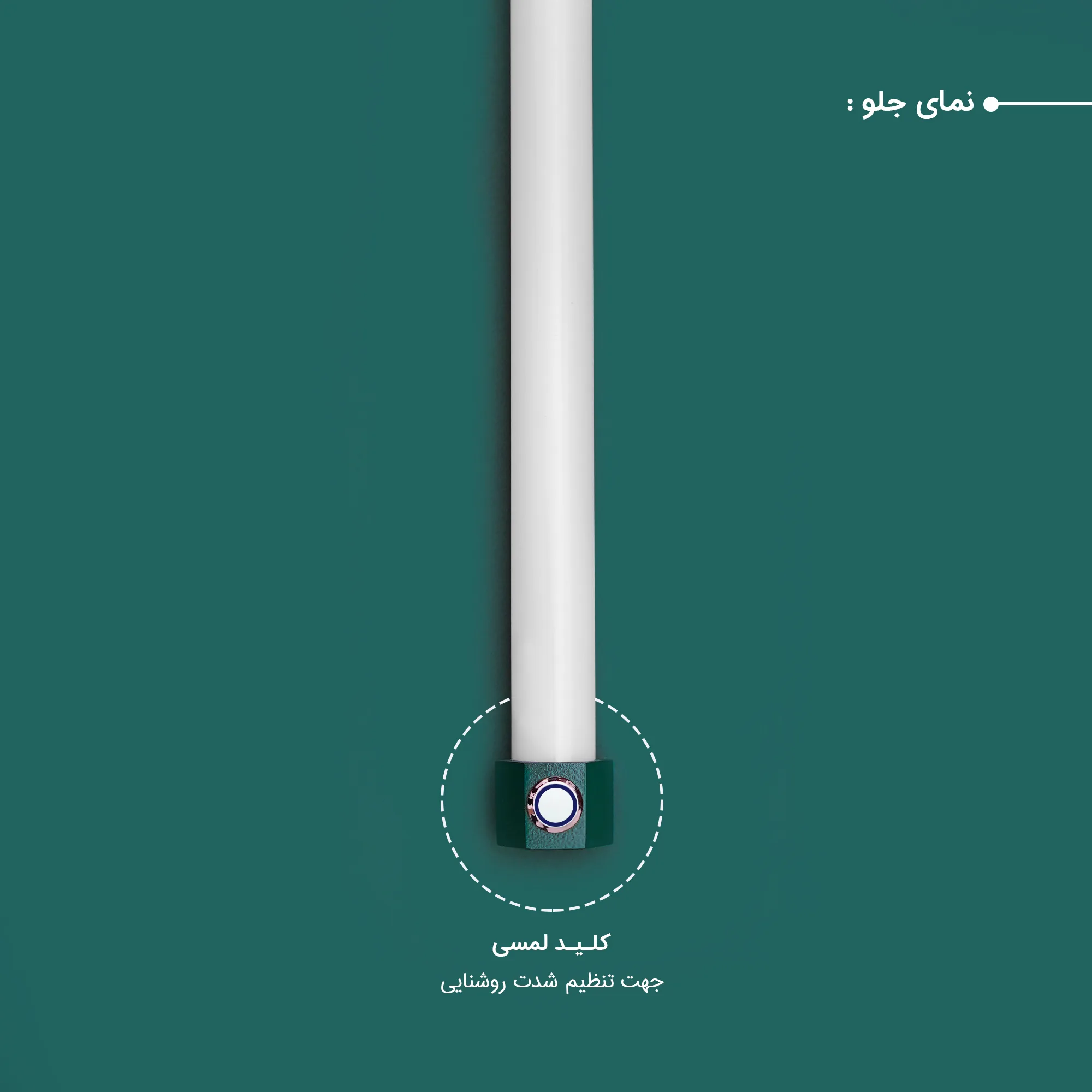 نور ثابت ال ای دی چیکولایت مدل M100 Green-D X2 بسته 2 عددی