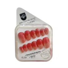 ناخن مصنوعی دست میراکل آرت مدل گرد کد R2400108 بسته 24 عددی