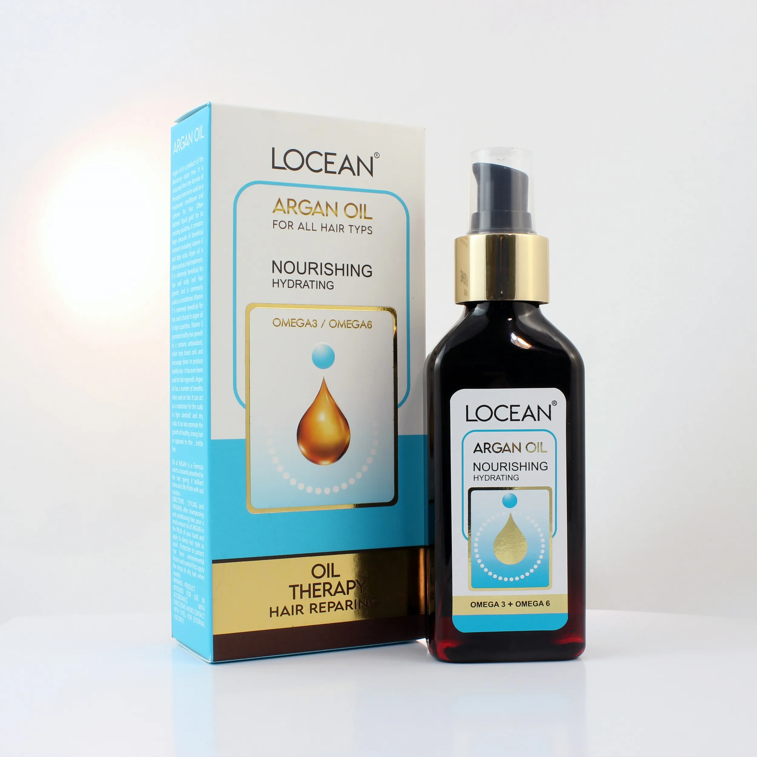 روغن آرگان لوسان مدل امگا حجم 100 میلی لیتر