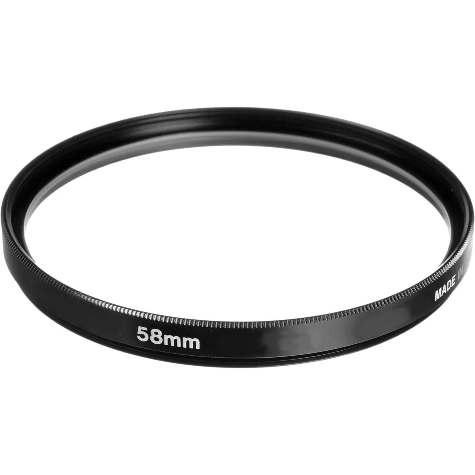 لنز دوربین کانن مدل لنز کانن EF-S 18-55mm f/3.5-5.6 III به همراه فیلتر یو وی 58 کانن و درب 58 کانن