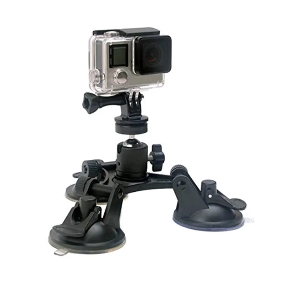 پایه نگهدارنده دوربین ورزشی مدل Triple Suction Cup