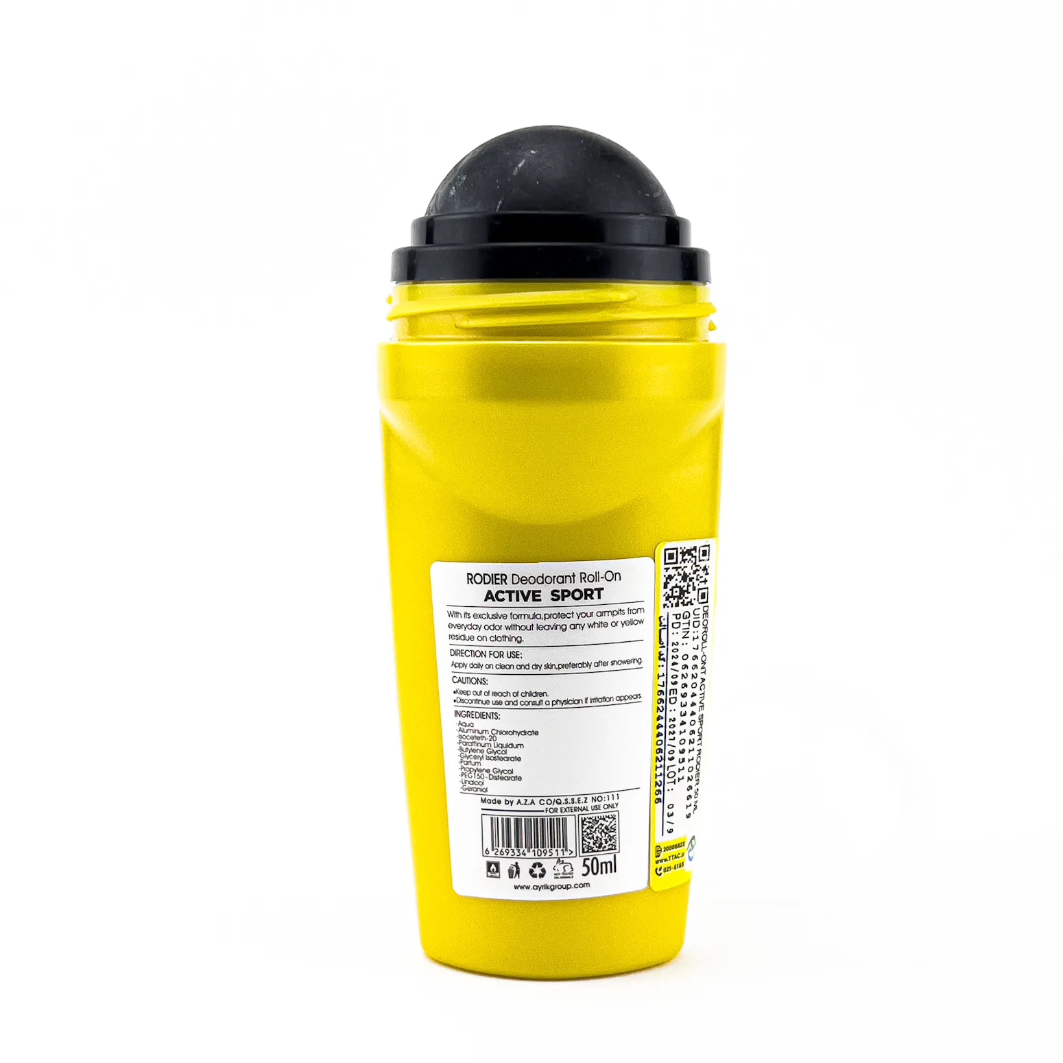 رول ضد تعریق رودیر مدل ACTIVE SPORT حجم 50 میلی لیتر مجموعه 2 عددی