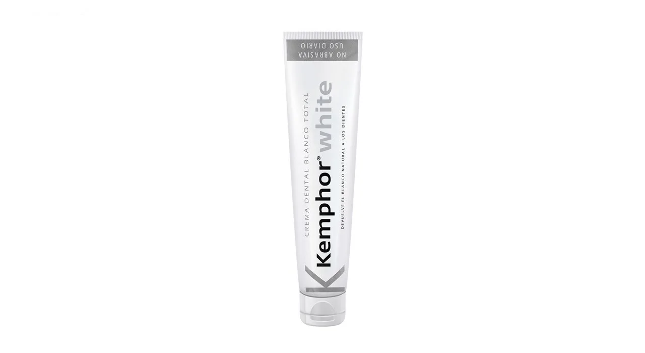 خمیر دندان سفید کننده کمفور مدل Kemphor White حجم 75میلی لیتر