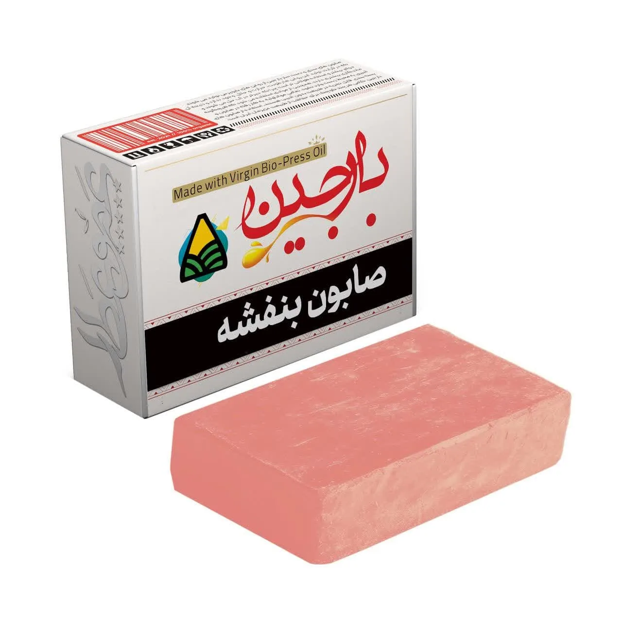 صابون شستشو بارجین مدل بایوپرس بنفشه وزن 85 گرم