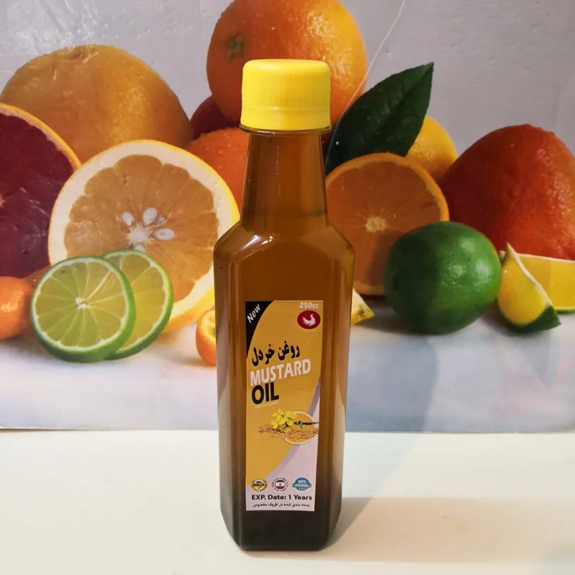 روغن خردل پامکا مدل پرس سرد حجم 250 میلی لیتر