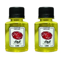 روغن کرچک عطاری مجذوبی مدل 006 وزن 120 گرم بسته 2 عددی