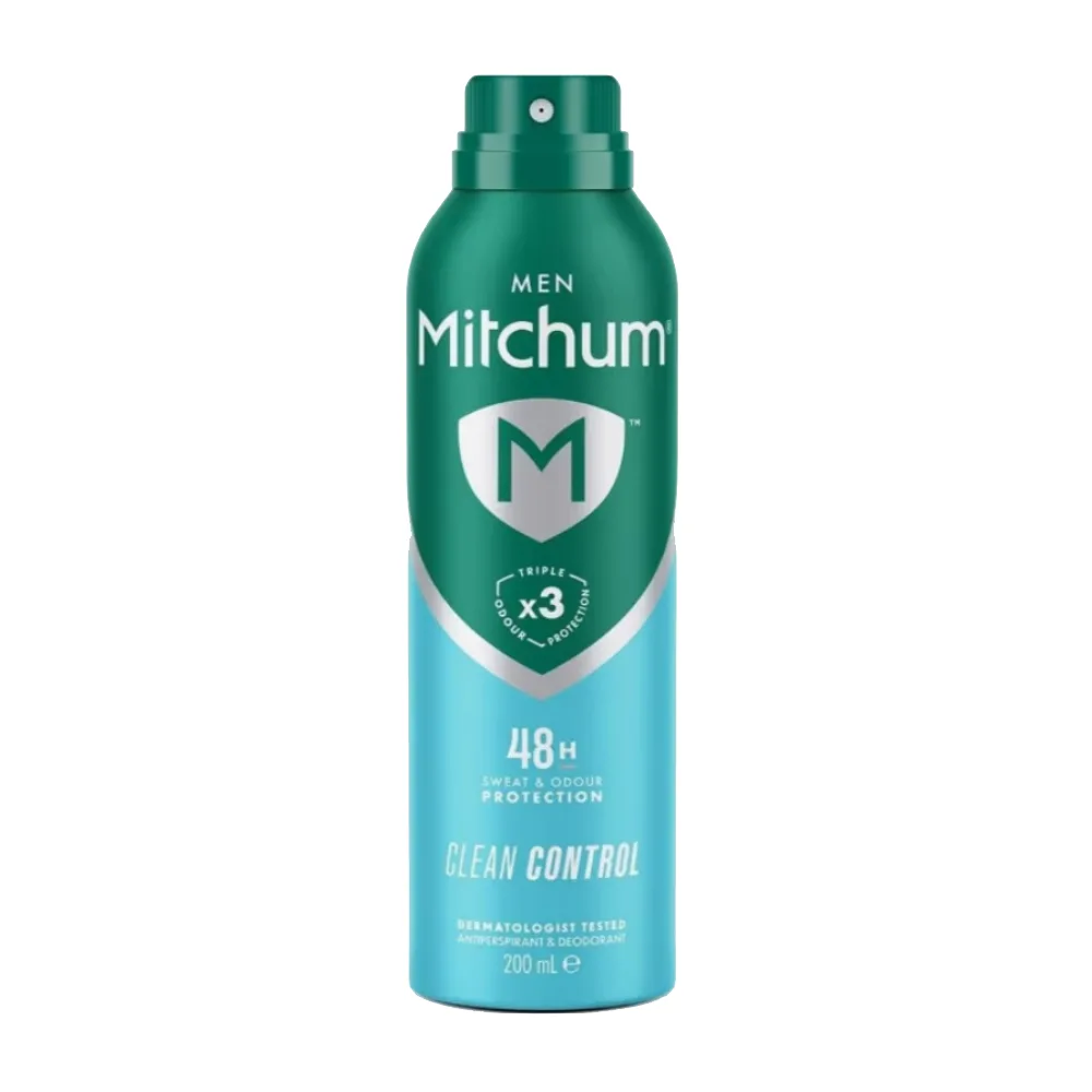 اسپری ضد تعریق مردانه میچام مدل clean control حجم 200 میلی لیتر