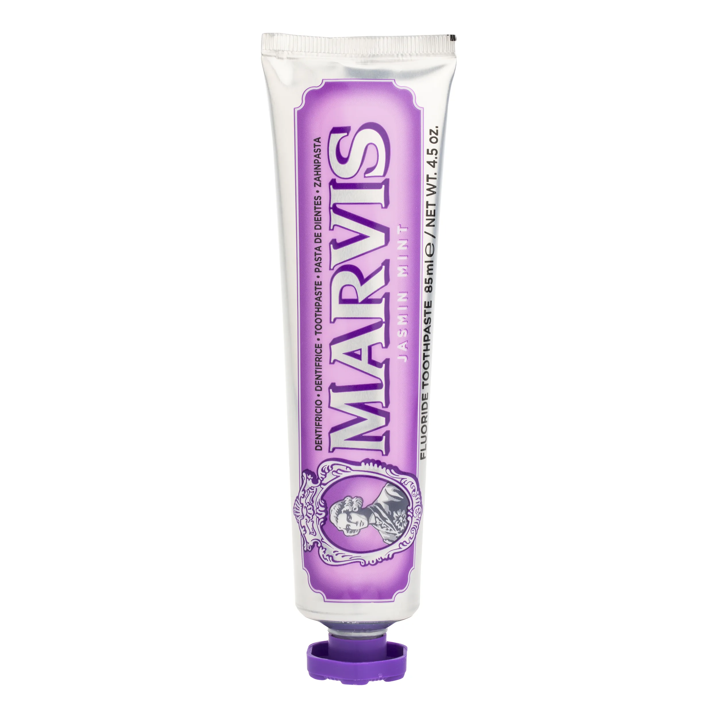 خمیر دندان کاهش دهنده پلاک دندان مارویس مدل Jasmin Mint حجم 85 میلی‌لیتر