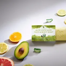 صابون شستشو فوراور لیوینگ پروداکتس مدل Avocado وزن 142 گرم مجموعه 2 عددی