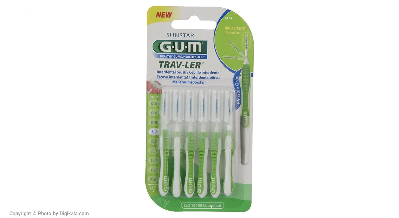 مسواک بین دندانی جی یو ام مدل 1414