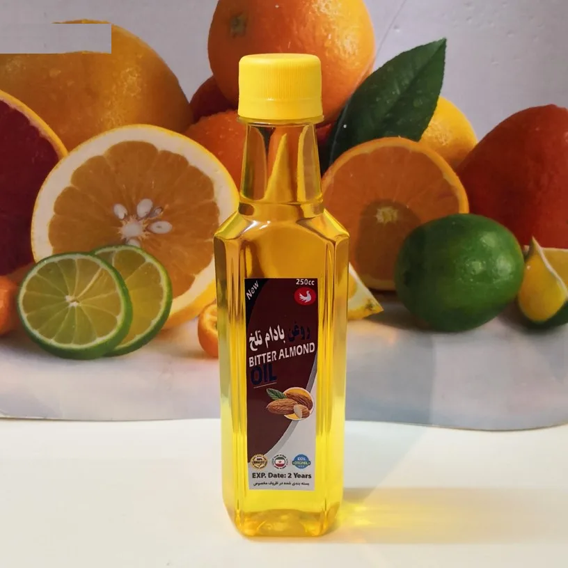 روغن بادام تلخ پامکا مدل پرس سرد حجم 250 میلی لیتر