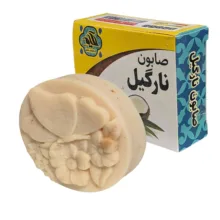 صابون شستشو گیاهستان حکیم مدل نارگیل مناسب برای انواع پوست وزن 75 گرم بسته پنج عددی