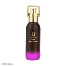 روغن بدن لاکچری کوین مدل VIOLET OIL مناسب برای انواع پوست حجم 40 میلی‌لیتر