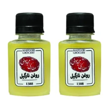 روغن نارگیل عطاری مجذوبی مدل 008 وزن 120 گرم بسته 2 عددی