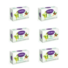 صابون شستشو دورو مدل عصاره روغن زیتون و جینسنگ تحت لیسانس وزن120 گرم مجموعه 6 عددی