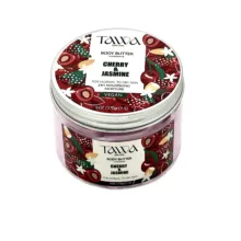 کره بدن تاوا مدل آلبالو و یاس مناسب برای انواع پوست وزن 170 گرم