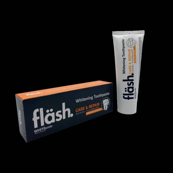 خمیر دندان وایت اسمایل مدل flash orange ginger حجم 75 میلی لیتر