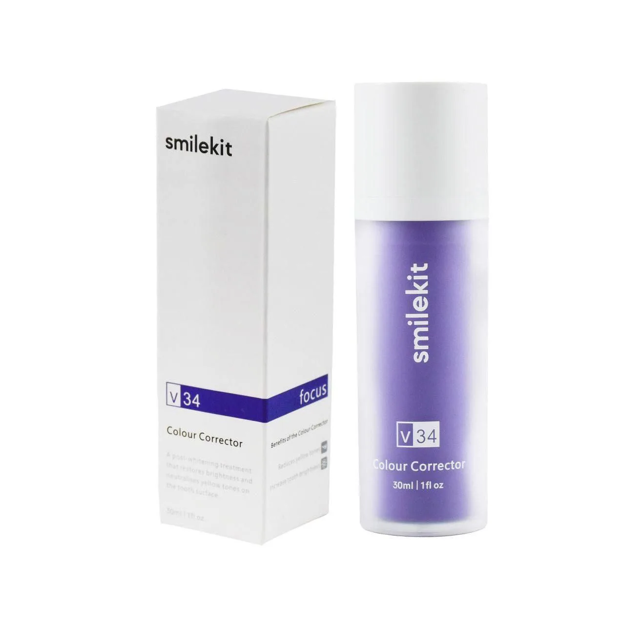 خمیر دندان اسمایل کیت مدل colour corrector با طعم نعنا حجم 30 میلی لیتر