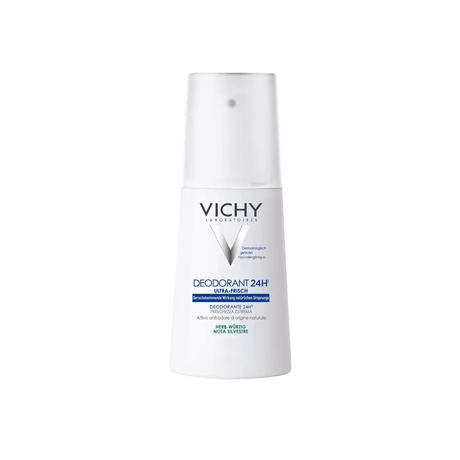 اسپری دئودورانت ویشی مدل ULTRA FRISCH HERB WURZIG حجم 100 میلی لیتر