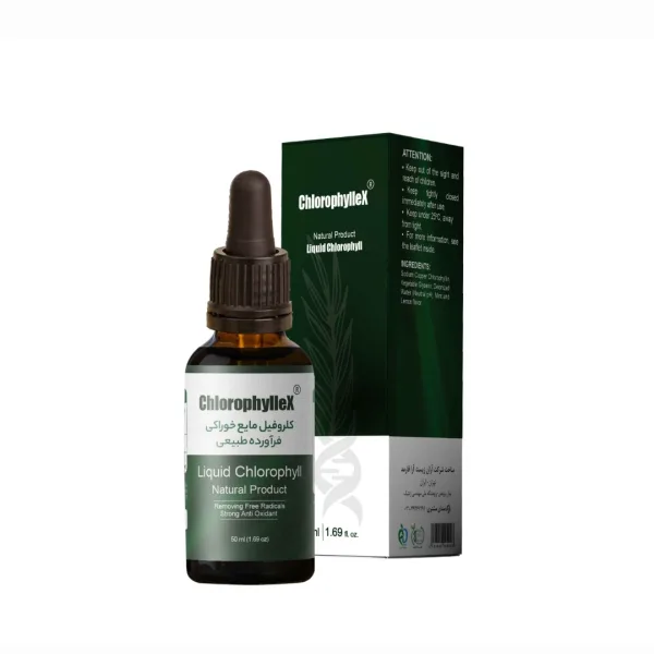 کلروفیل کلروفیلکس مدل 1500MG حجم 50 میلیلیتر