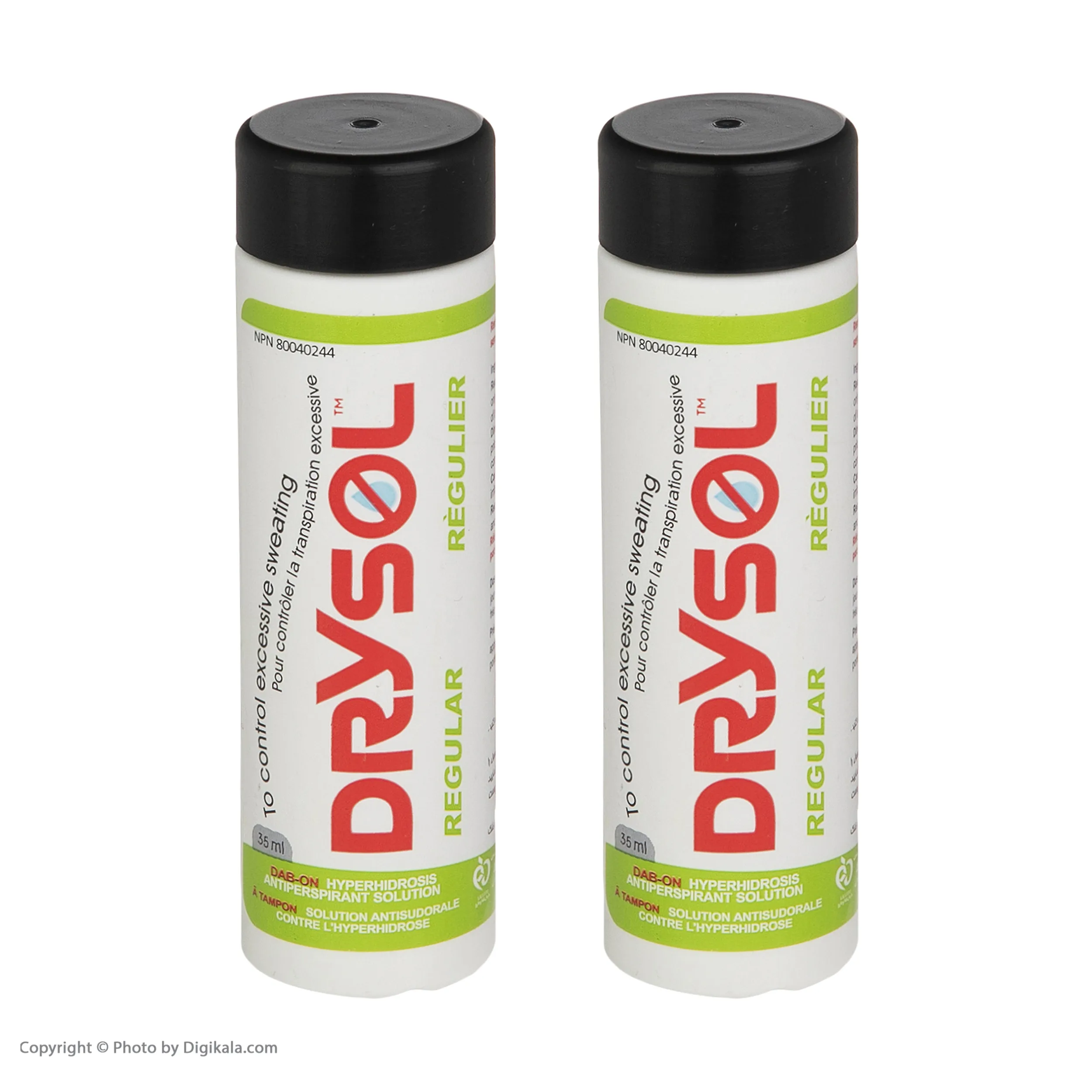 ضد تعریق درایسول مدل Regular مناسب پوست های حساس  حجم 35 میلی لیتر  بسته 2 عددی