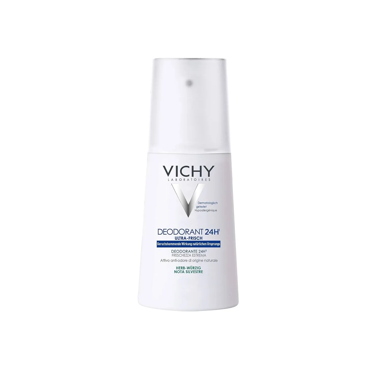 اسپری دئودورانت ویشی مدل ULTRA FRISCH HERB WURZIG حجم 100 میلی لیتر