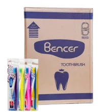 مسواک بنسر مدل افکتیو با برس متوسط بسته 144 عددی