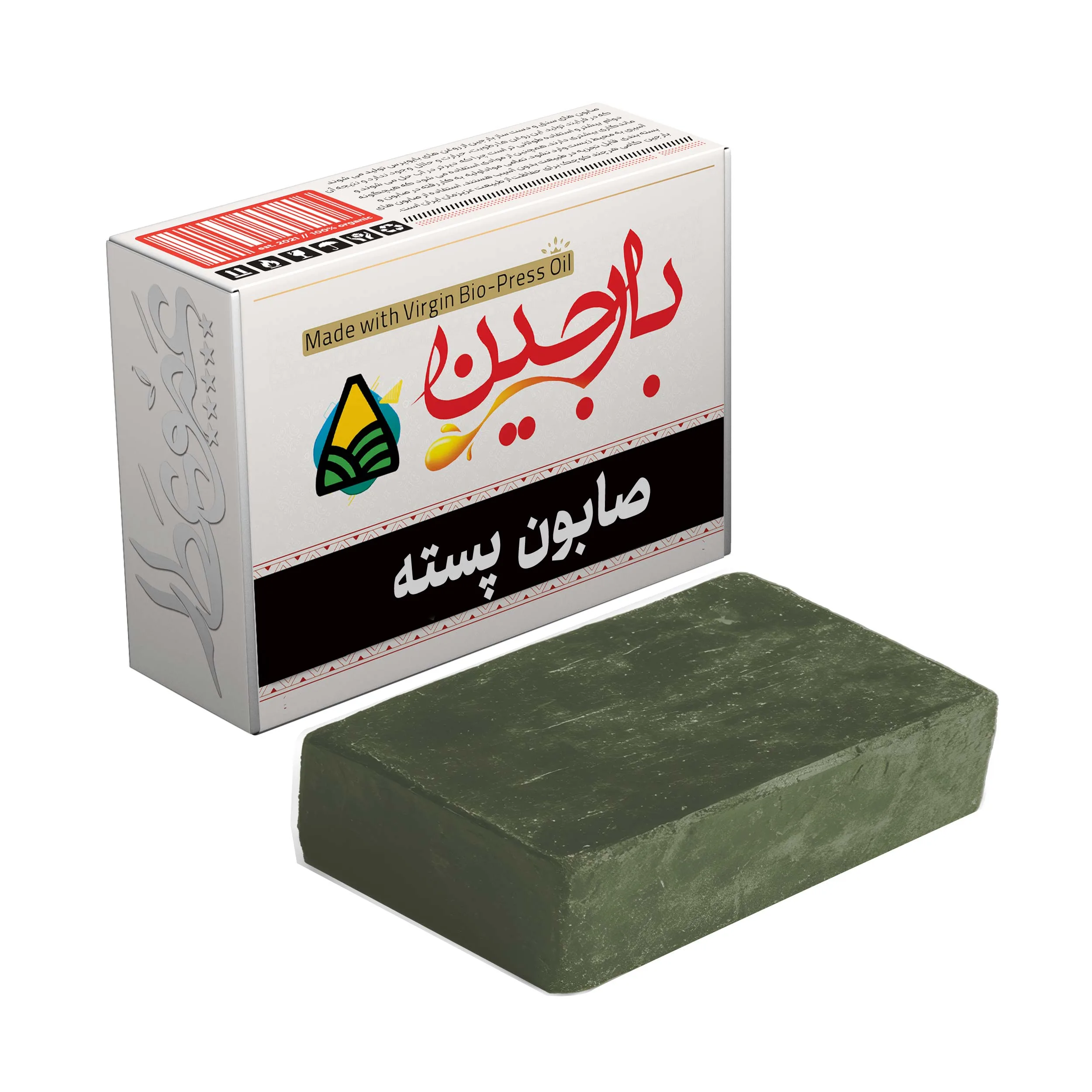 صابون شستشو بارجین مدل بایوپرس پسته وزن 85 گرم