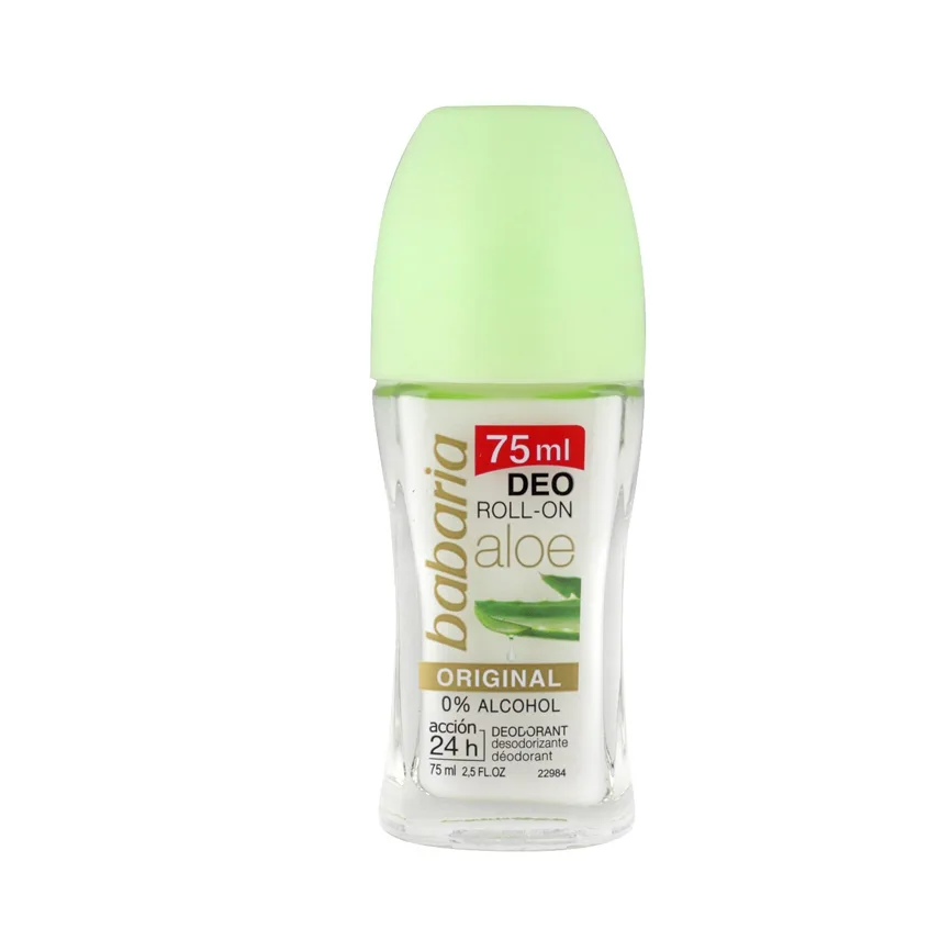 رول ضد تعریق باباریا مدل aloevera حجم 75 میلی لیتر