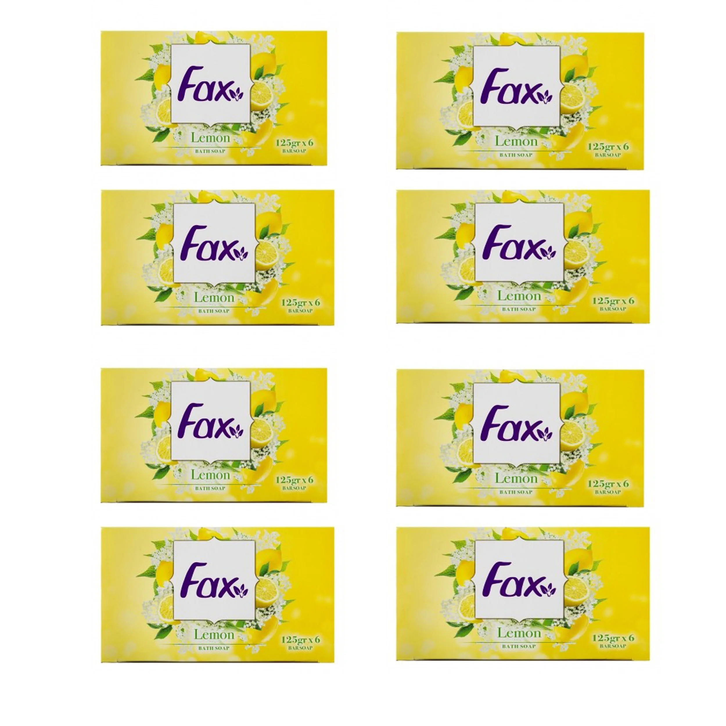 صابون فاکس مدل Lemon تحت لیسانس مجموعه 8 عددی