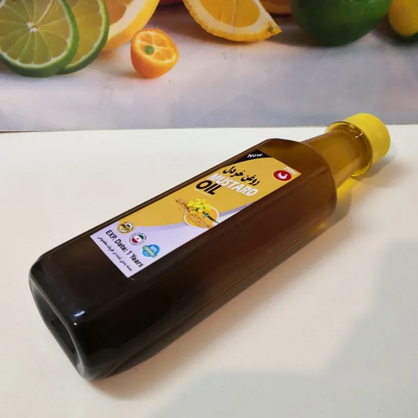 روغن خردل پامکا مدل پرس سرد حجم 250 میلی لیتر