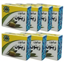 صابون شستشو گیاهستان حکیم مدل زیتون وزن 70 گرم بسته هفت عددی